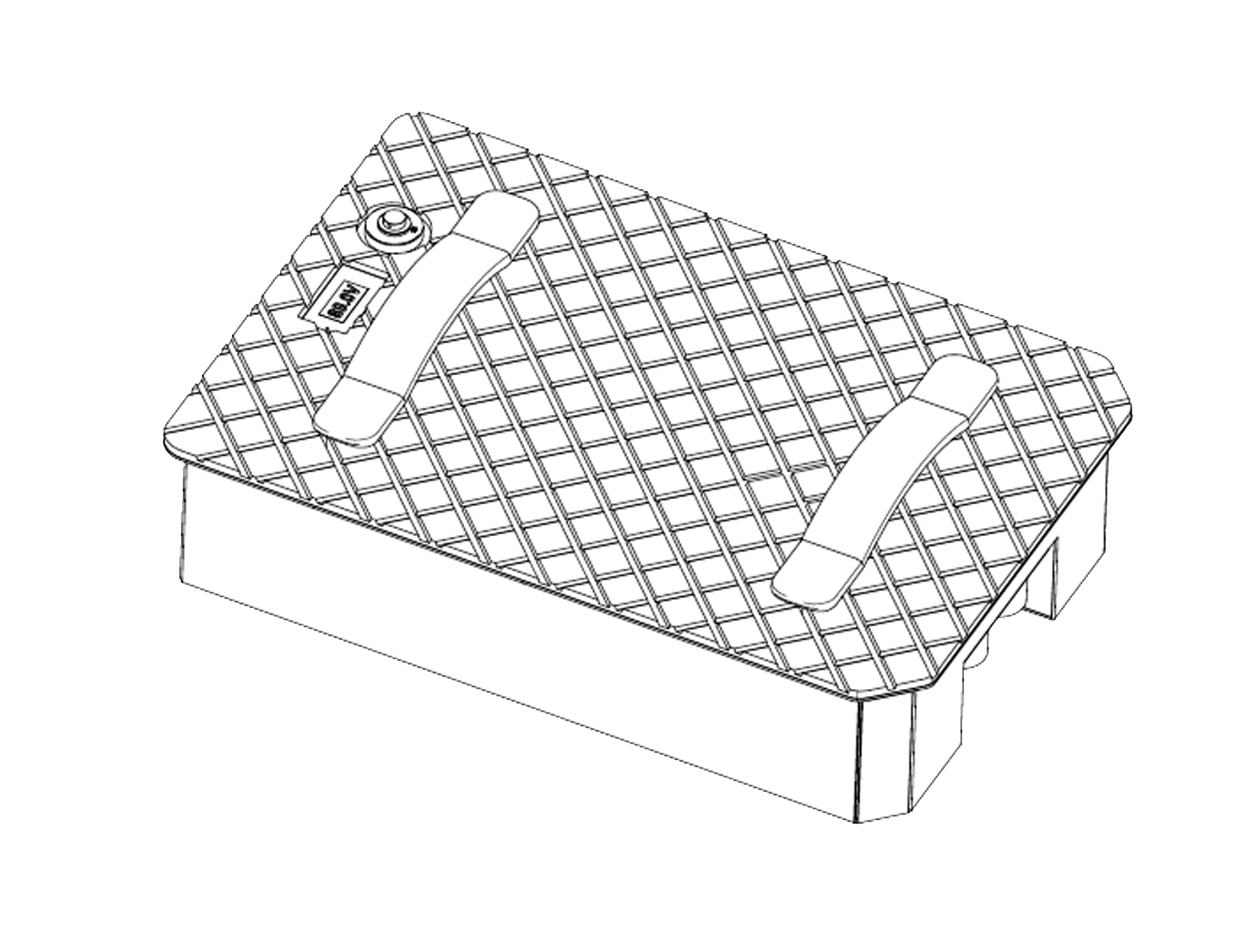 Kart boat jet component drawing